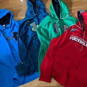4 under armor hoodies mens xl